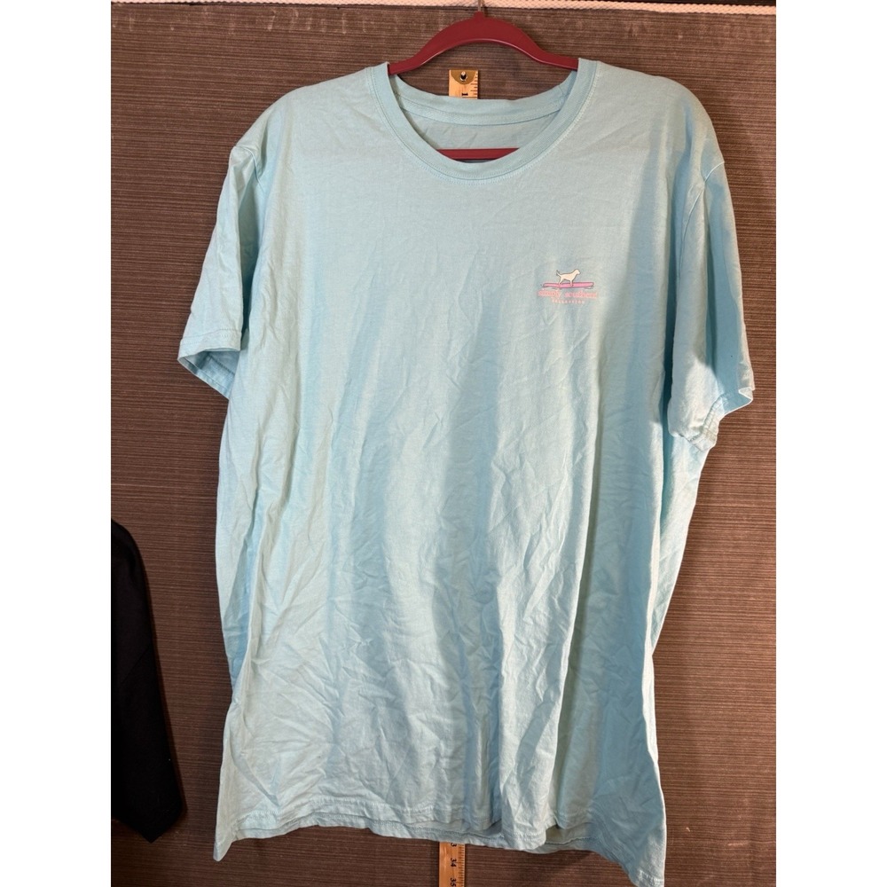 Ladies Simply Southern Dog Friend Tee Aqua No Tags.  Check Pics For Size T-shirt